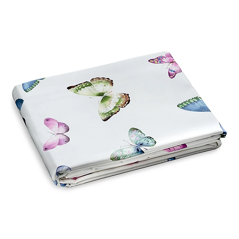 Dea Luxury Linens Palm Beach Farfalle Butterfly Sateen Duvet Cover