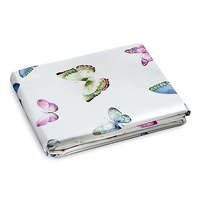 Dea Luxury Linens Palm Beach Farfalle Butterfly Sateen Duvet Cover