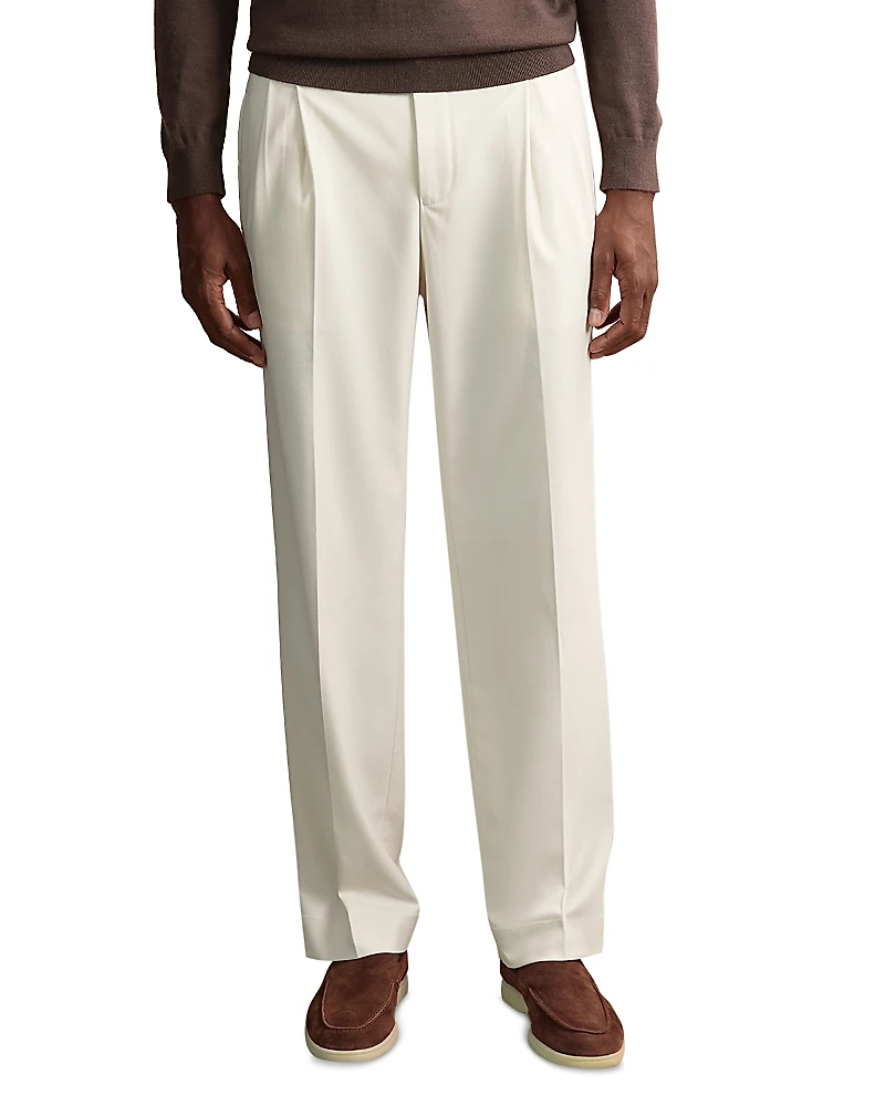 Reiss Arden Relaxed Fit Twill Trousers