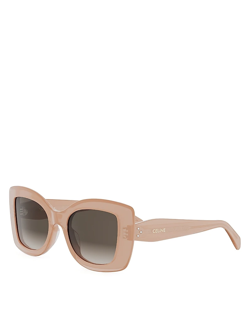 Celine 3 Dots Geometric Sunglasses, 52mm