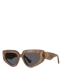 Loewe Anagram Geometric Sunglasses, 51mm