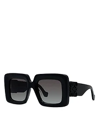 Loewe Anagram Rectangular Sunglasses, 51mm