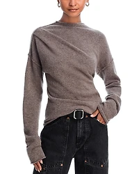 Helmut Lang Plush Slouchy Crewneck Sweater