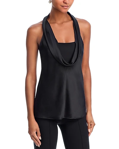 Helmut Lang Silk U Neck Top