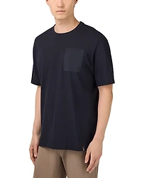 Boggi Milano Cool Jade Pique Pocket Tee