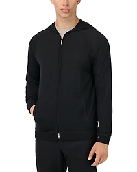 Boggi Milano Superfine Merino Full Zip Hoodie