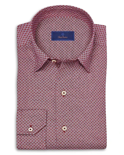 David Donahue Printed Sport Shirt