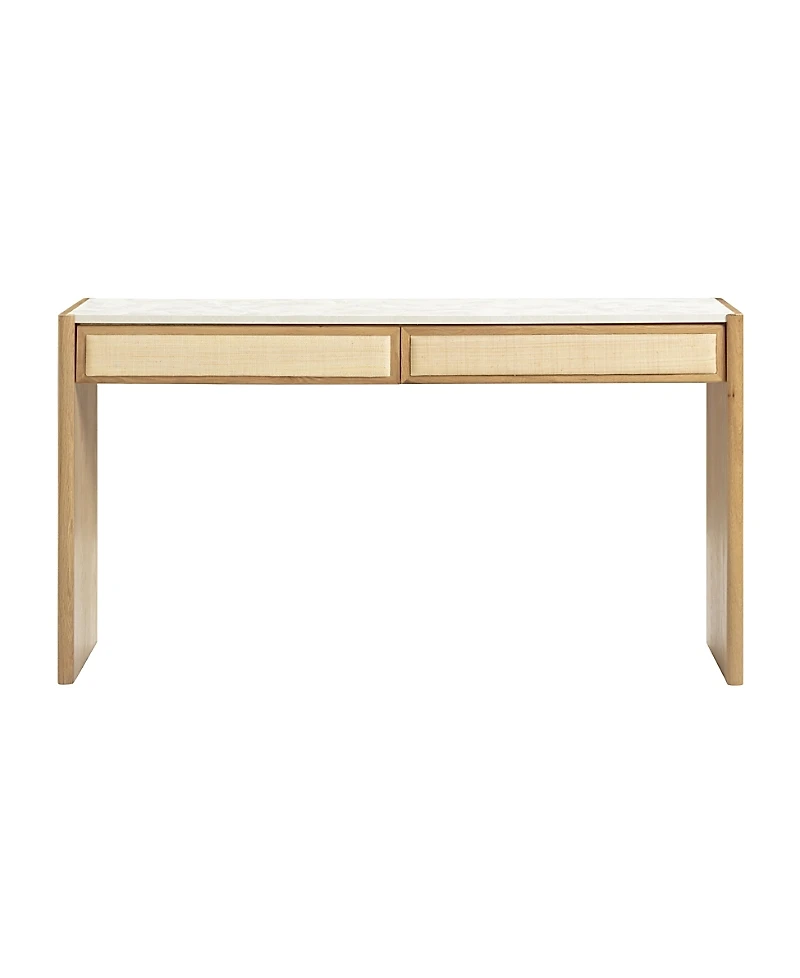Tov Furniture Paige Natural Oak Console/Desk