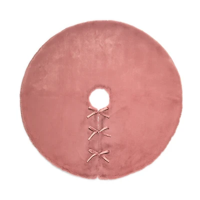 Bloomingdale's 48 Faux Fur Double Sided Printed Tree Skirt