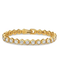Men's Hex Pave Tennis Bracelet