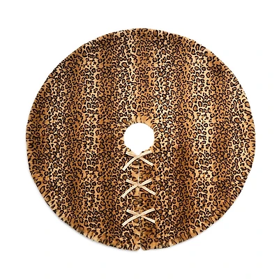 Bloomingdale's 48 Faux Fur Double Sided Printed Tree Skirt