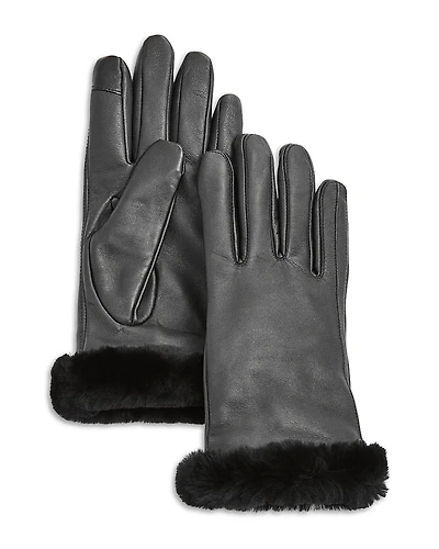 Ugg Shearling Cuff Tech Gloves