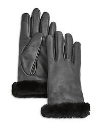 Ugg Shearling Cuff Tech Gloves