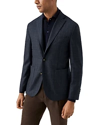 Eton Relaxed Fit Soft Wool Jacket