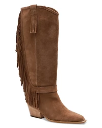 Free People Women's Faith Fringe Western Boots