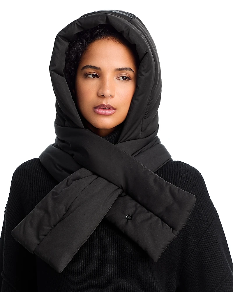 V Fraas Puffer Hood Scarf - Exclusive
