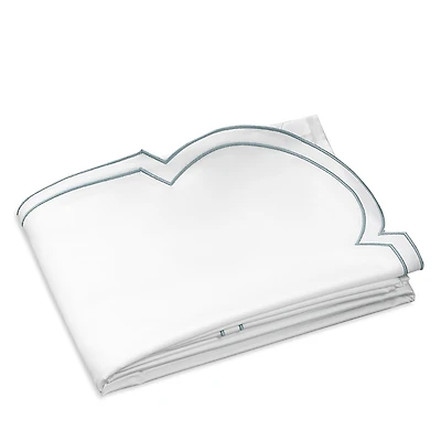 Dea Luxury Linens Artemide Embroidery Flat Sheet