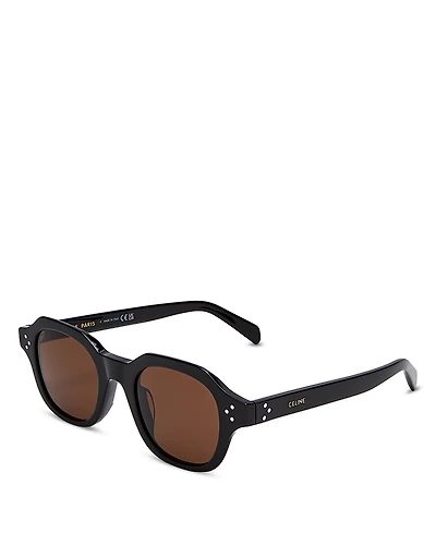 Celine 3 Dots Square Sunglasses, 48mm