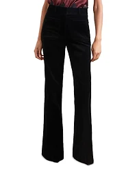 Reiss Myrtle Velvet Flared Pants