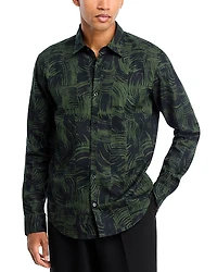 Hugo Printed Casual Slim Fit Button Down Shirt