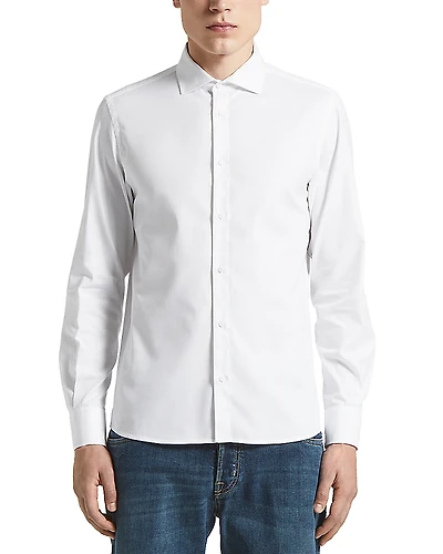 Peserico Regular Fit Button Up Shirt
