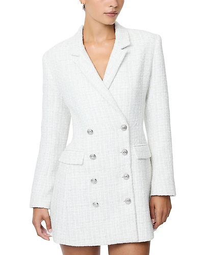 French Connection Scattered Tinsel Tweed Mini Dress