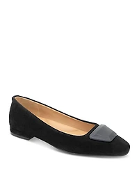 Gentle Souls by Kenneth Cole Women's Hanette Suede Ballet Flats