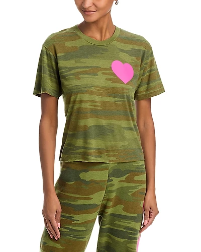 Aviator Nation Heart Graphic Boyfriend Tee
