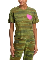 Aviator Nation Heart Graphic Boyfriend Tee
