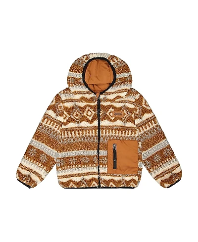 Deux par Unisex Reversible Mid-Season Sherpa Jacket - Baby