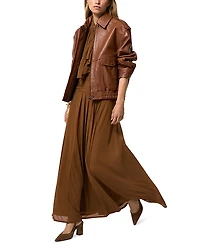 Reiss Peyton Leather Jacket