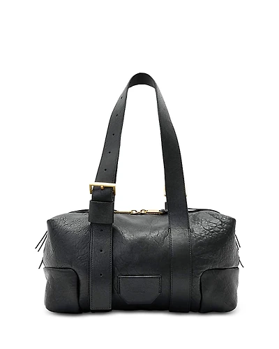 Allsaints Ares Grained Leather Shoulder Bag