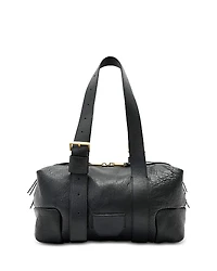 Allsaints Ares Grained Leather Shoulder Bag