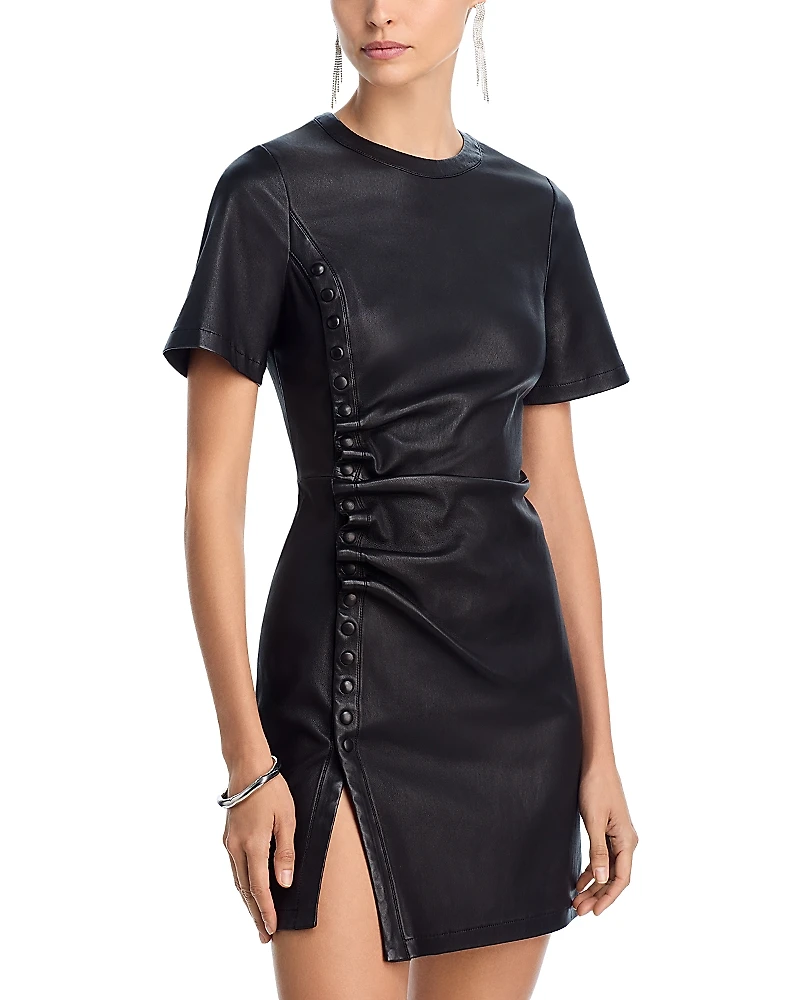 Rabanne Leather Mini Dress