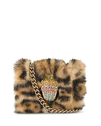 Kurt Geiger London Kensington Eagle Micro Faux Fur Shoulder Bag