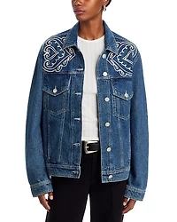 Farm Rio Cornely Soutache Denim Jacket