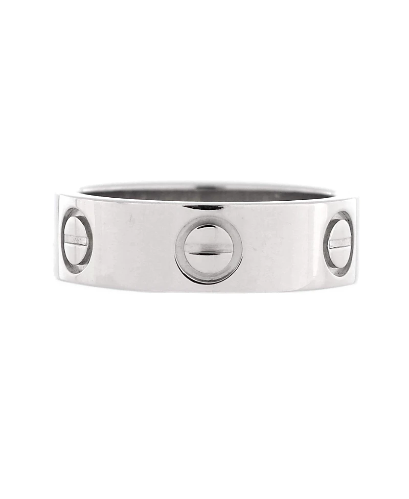 Pre-Owned Cartier Love Band Ring Platinum