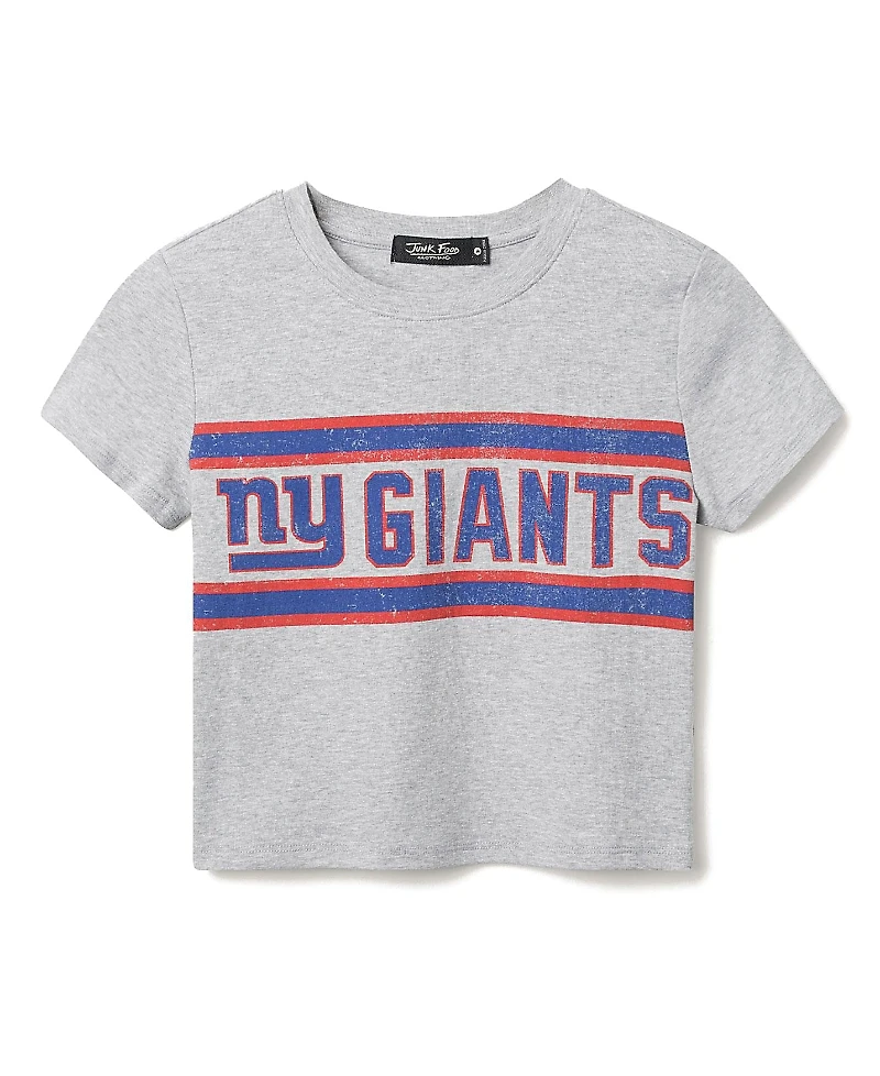 Junk Food Clothing Women's Nfl New York Giants Sideline Baby Tee