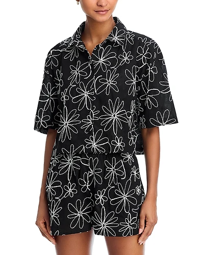 Solid & Striped The Ezra Embroidered Shirt