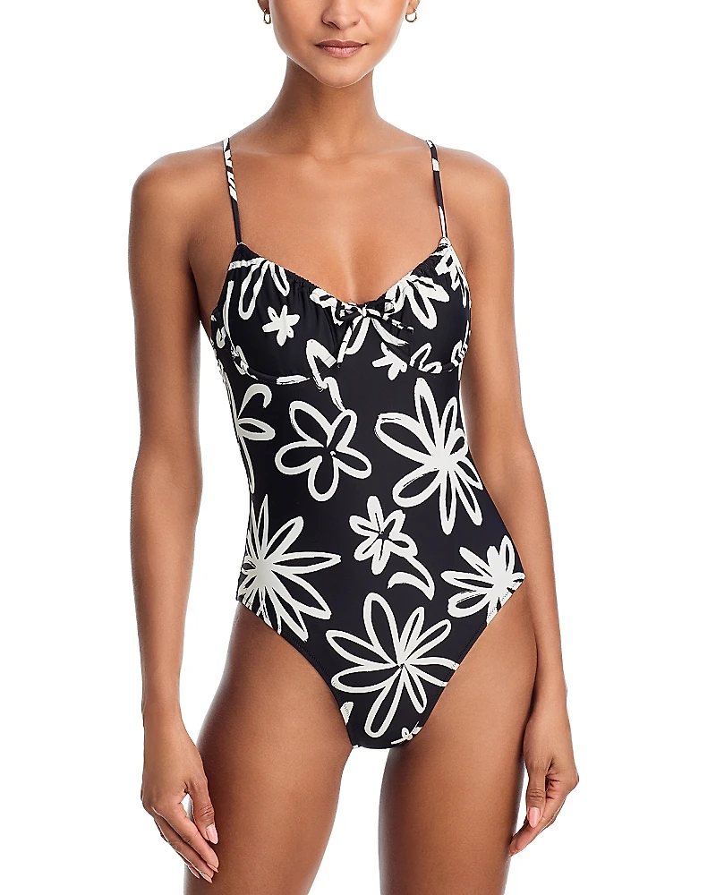 Solid & Striped The Malika Floral Print Swimsuit