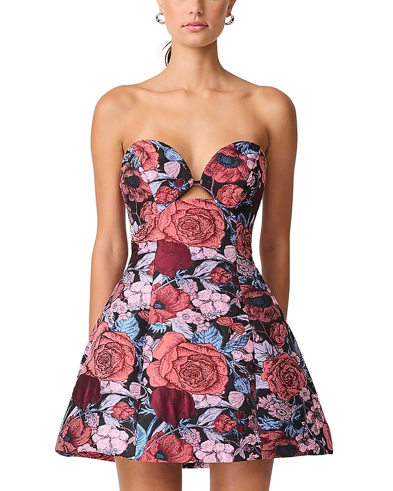 Elliatt Delphine Strapless Mini Dress