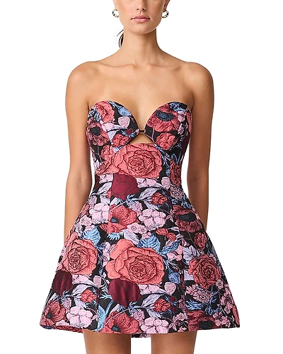 Elliatt Delphine Strapless Mini Dress