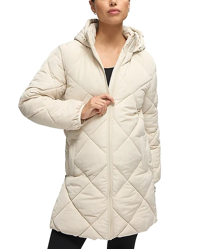 Ingrid & Isabel Longline Puffer Maternity Coat