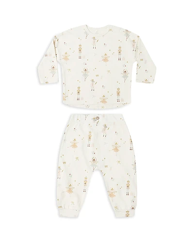 Rylee + Cru Girls' Nutcracker Long Sleeve Tee & Pant Set - Baby