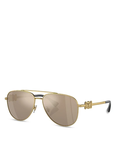 Versace Kids' Aviator Sunglasses, 52mm