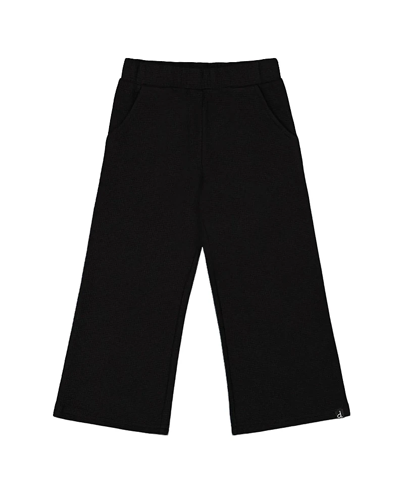 Deux par Girls' Waffle Flare Leg Pants - Little Kid