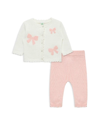 Little Me Girls' Bows Sweater & Leggings Set - Baby