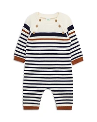 Little Me Boys' Block Stripe Coverall - Baby