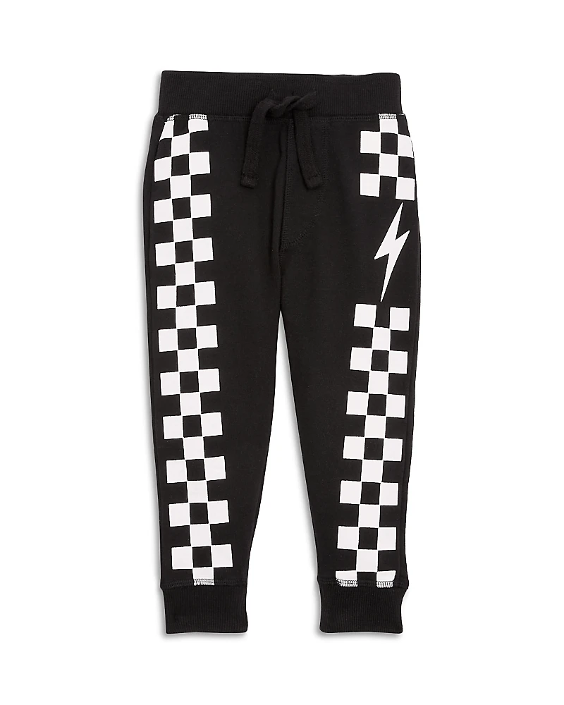 Mish Boys' Check Jogger Pants