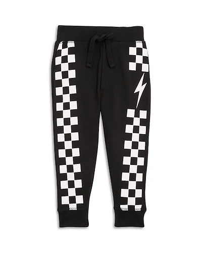 Mish Boys' Check Jogger Pants